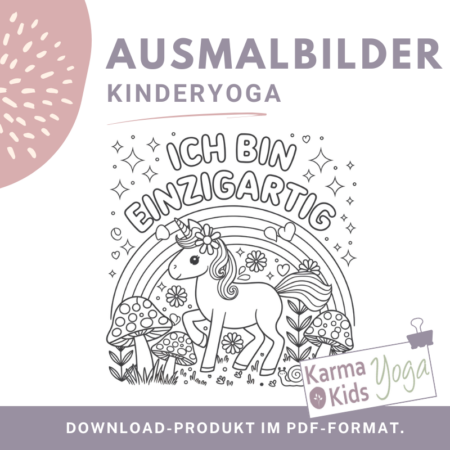 Kinderyoga Ausmalbilder