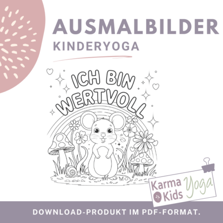 ausmalbild kinderyoga