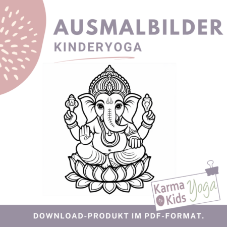 ausmalbild ganesha