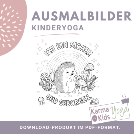 ausmalbild kinderyoga