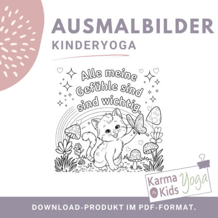 ausmalbild kinderyoga