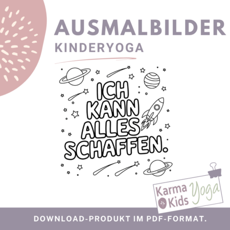 ausmalbild kinderyoga