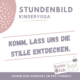 mit kindern stille entdecken