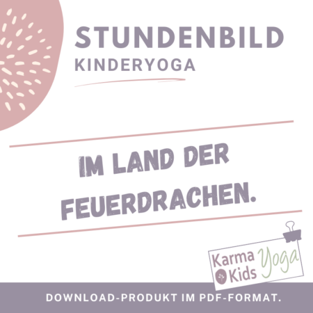 stundenbild kinderyoga drachen