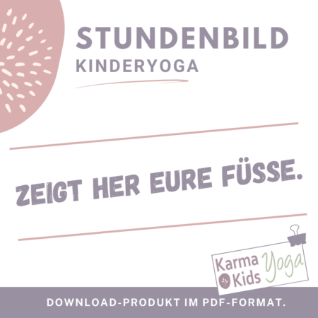 Kinderyoga Stundenbild 6 bis 9 Jahre