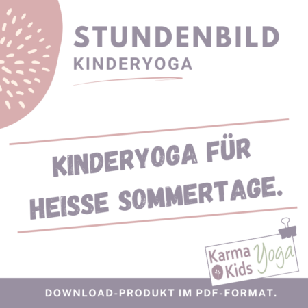 stundenbild kinderyoga sommer