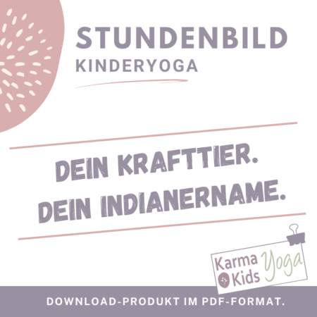 stundenbild kinderyoga krafttier