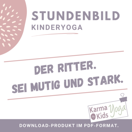 stundenbild kinderyoga ritter