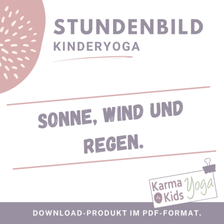 Kinderyoga Stundenbild 6 bis 9 Jahre